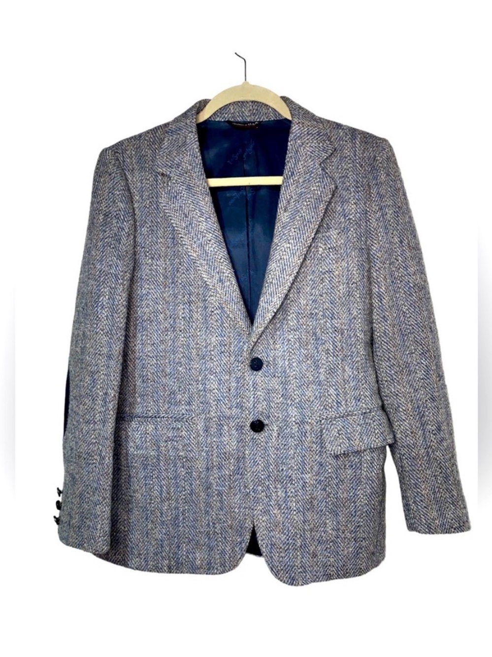 Yves Saint Laurent Herringbone Wool Blazer